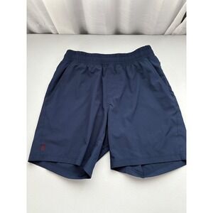 Rhone Mens Mako Shorts Navy Blue Athletic Gym Training Running Small